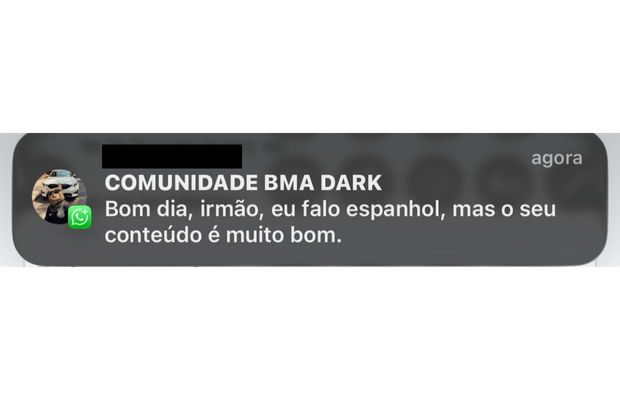 Depoimento de aluno 1